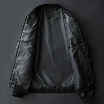 Men's Leather Coat - Stylish and Durable Outerwear 7