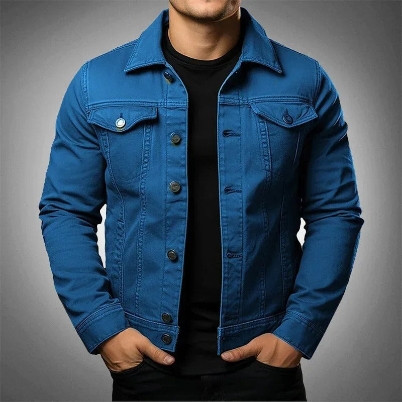 Men’s Lightweight Denim Jacket – Casual Stylish Everyday Spring Layering Outerwear 2