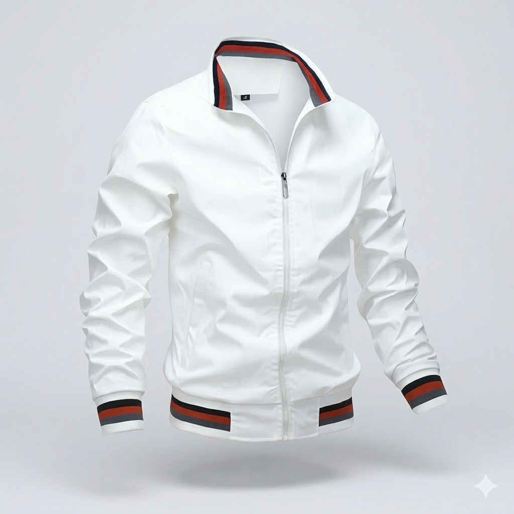 Men’s Lightweight Summer Jacket – Breathable Stylish Zip Front Casual Smart Versatile Outerwear 0