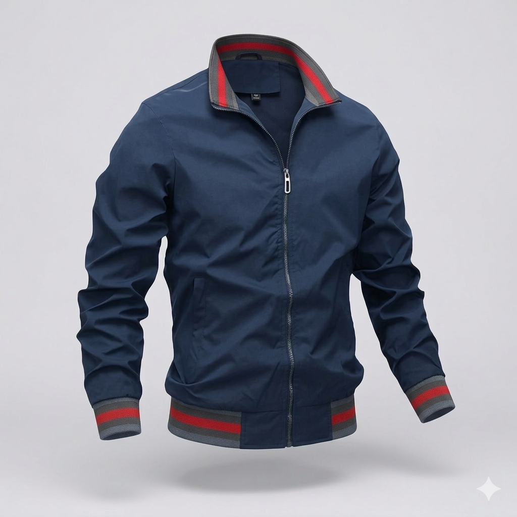 Men’s Lightweight Summer Jacket – Breathable Stylish Zip Front Casual Smart Versatile Outerwear 2