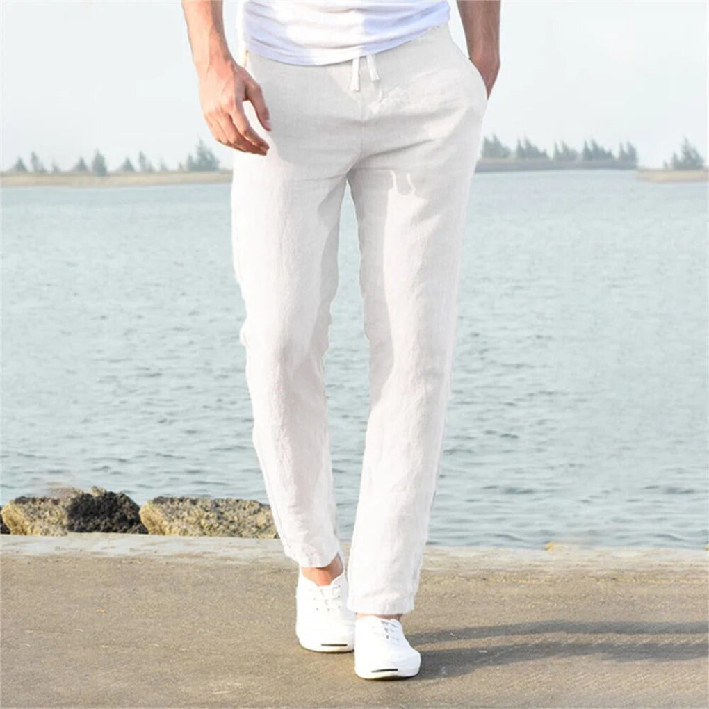 Men's Linen Trousers  Casual Style for Warm Days 0