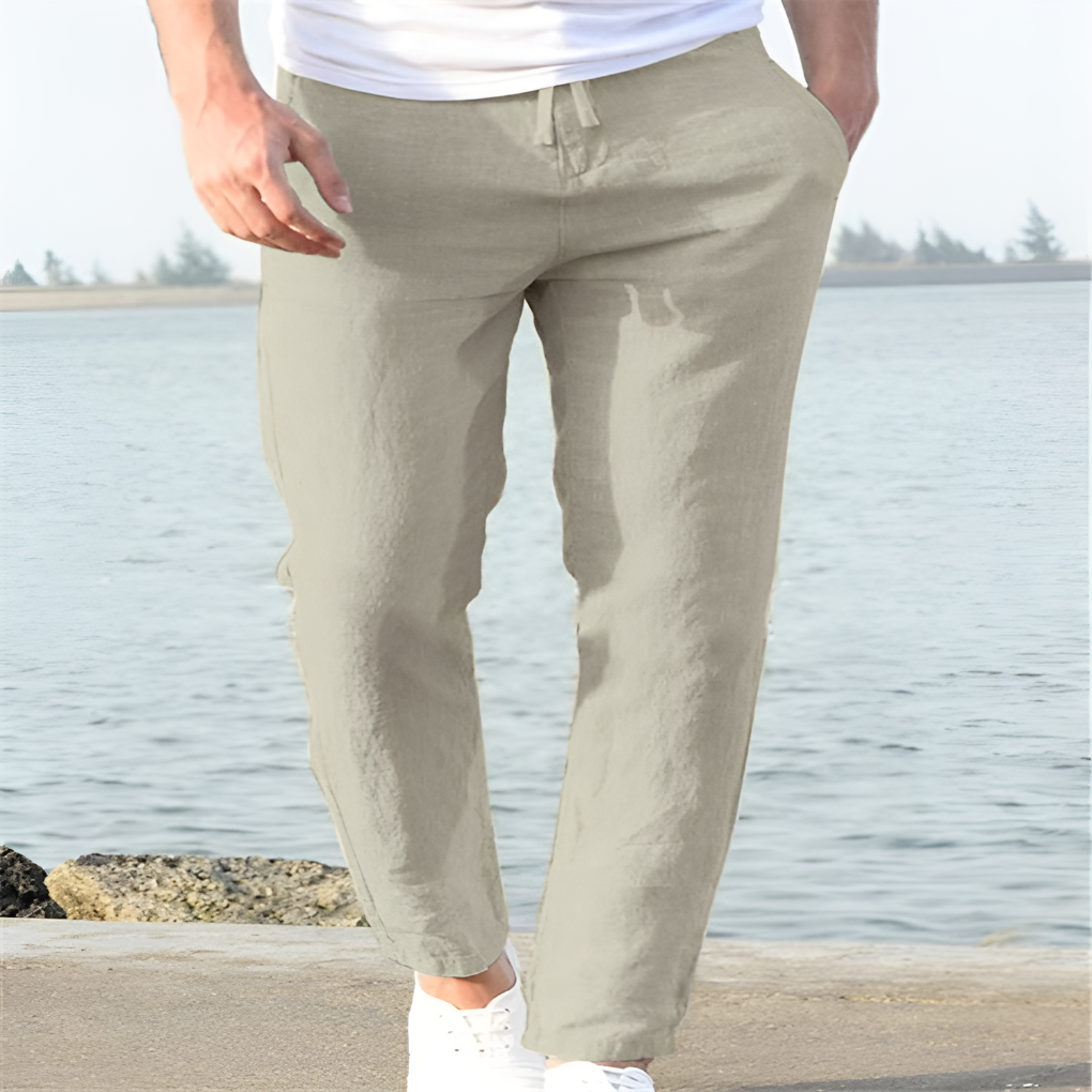 Men's Linen Trousers  Casual Style for Warm Days 1