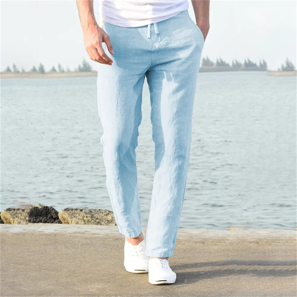 Men's Linen Trousers  Casual Style for Warm Days 3