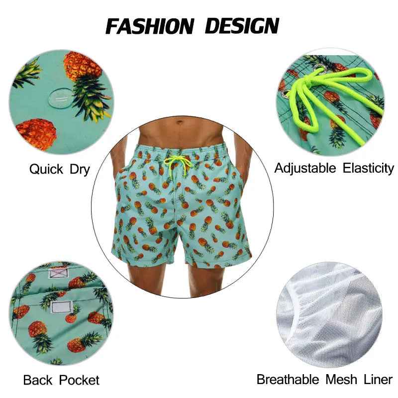 Men's Quick Dry Swimming Shorts - Everett Style 7