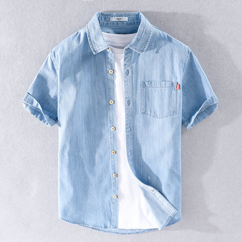 Men's Denim Polo | Breathable Summer Comfort