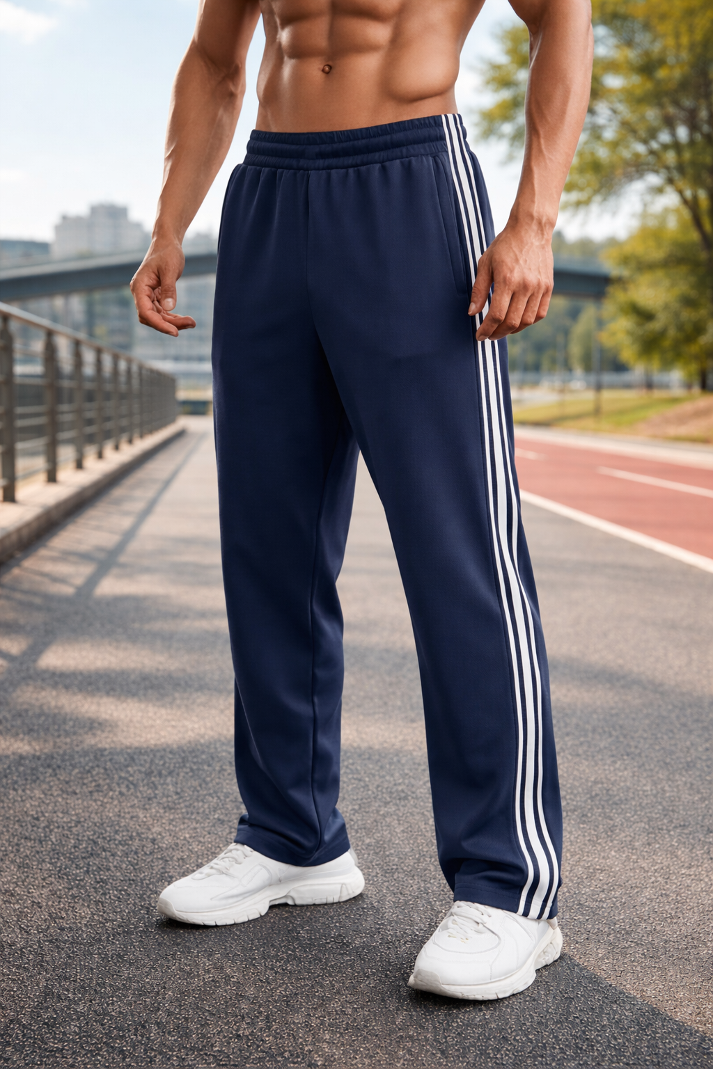 Men’s Sports Trousers with Drawstring – Lightweight, Breathable & Ideal for Training and Everyday Wear 0