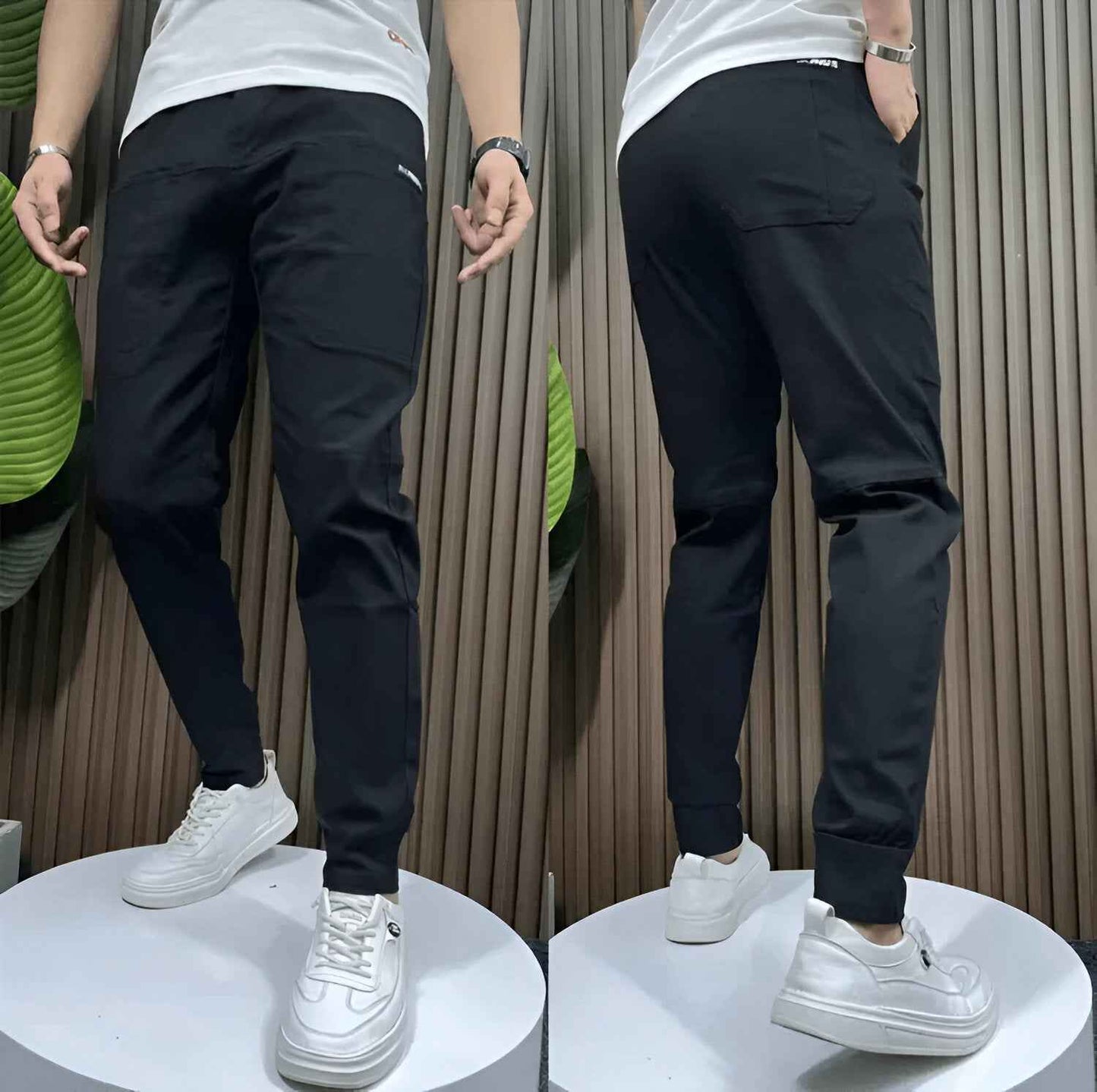 Men’s Stretch Cargo Pants – Comfortable Versatile Fit 0