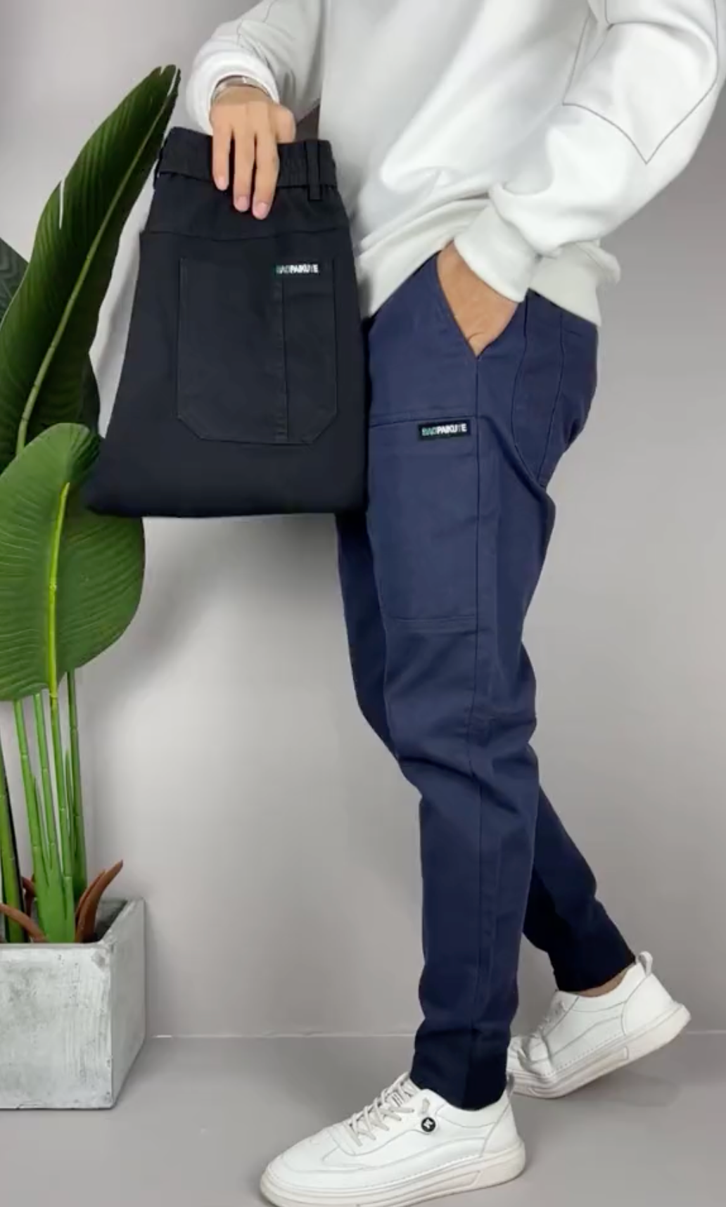 Men’s Stretch Cargo Pants – Comfortable Versatile Fit 3