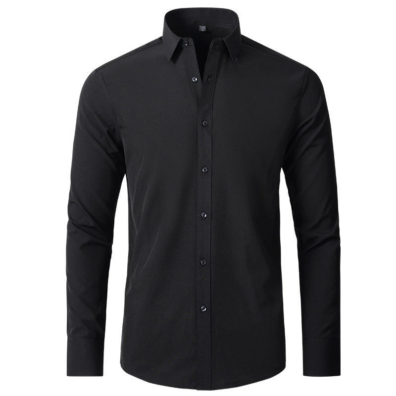 Men’s Stretch Dress Shirt Wrinkle Resistant Slim Fit Shirt 1