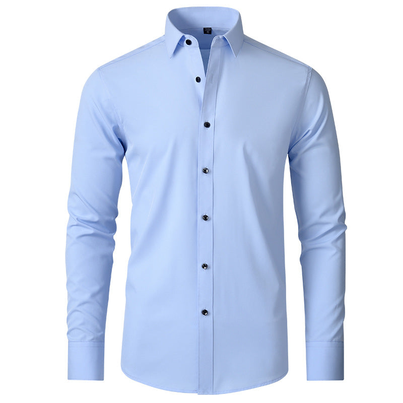Men’s Stretch Dress Shirt Wrinkle Resistant Slim Fit Shirt 2