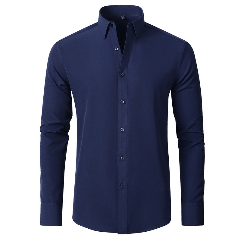 Men’s Stretch Dress Shirt Wrinkle Resistant Slim Fit Shirt 3