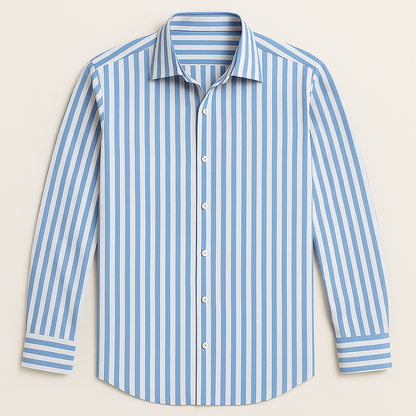 Men's Striped Dress Shirt - Brunello Style 3