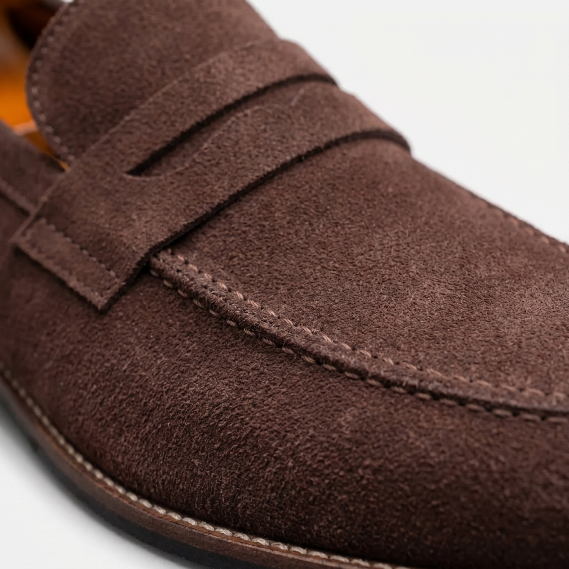 Men’s Suede Penny Loafers Classic Smart Slip-On Shoes 3