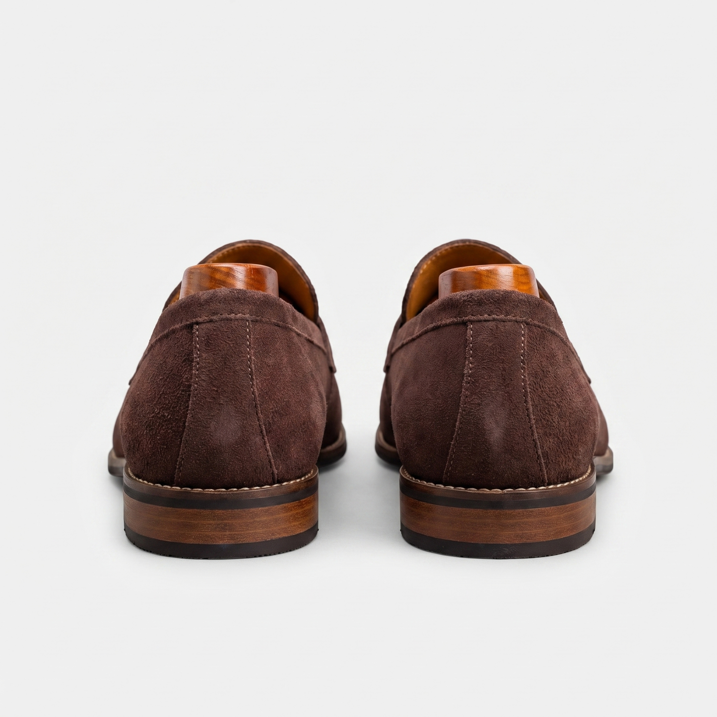 Men’s Suede Penny Loafers Classic Smart Slip-On Shoes 5