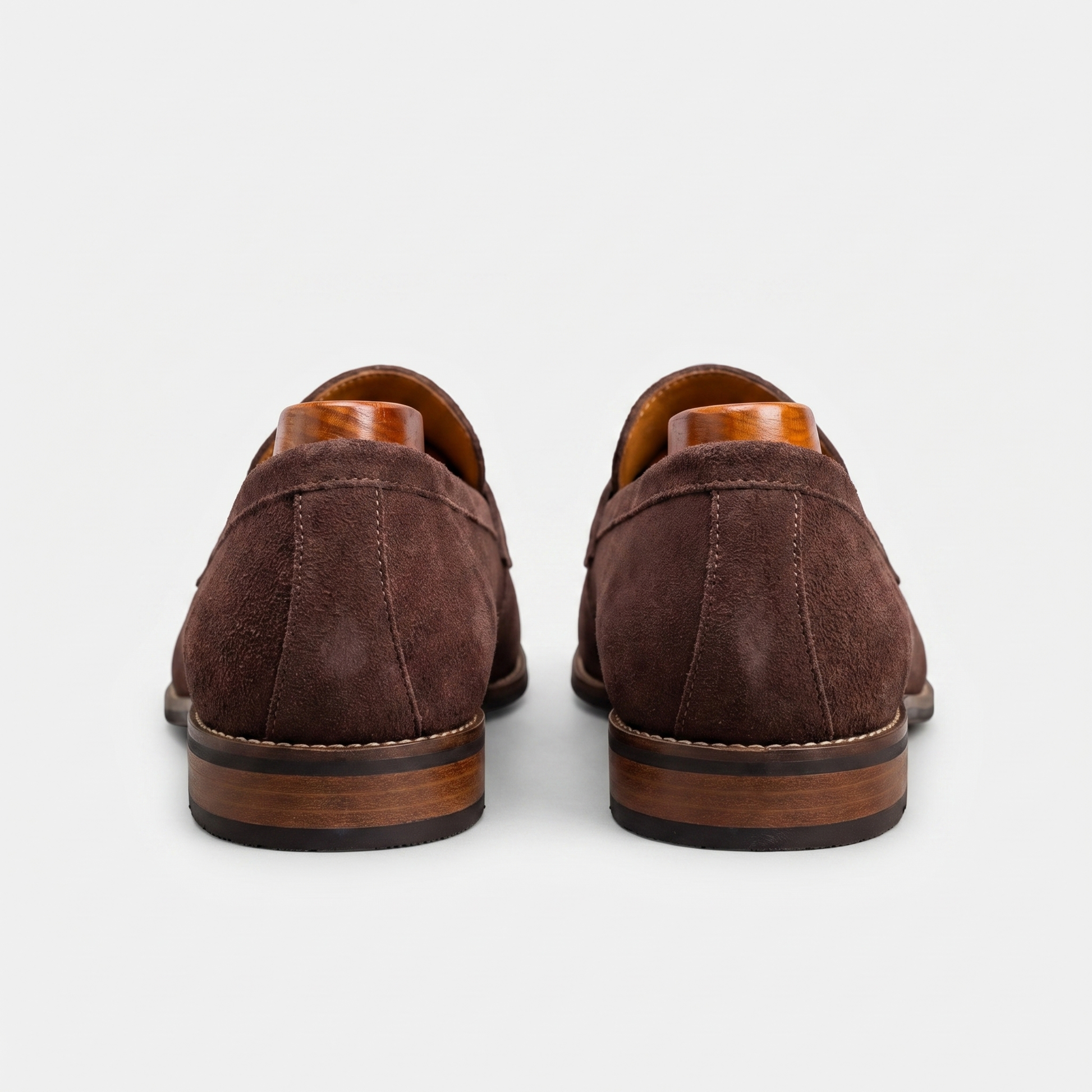 Men’s Suede Penny Loafers Classic Smart Slip-On Shoes 5