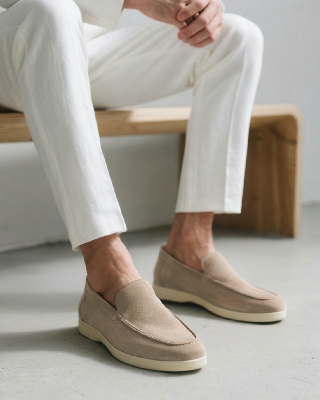 Men’s Suede Slip-On Loafers Casual Comfort Everyday Shoes 1