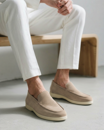 Men’s Suede Slip-On Loafers Casual Comfort Everyday Shoes 1