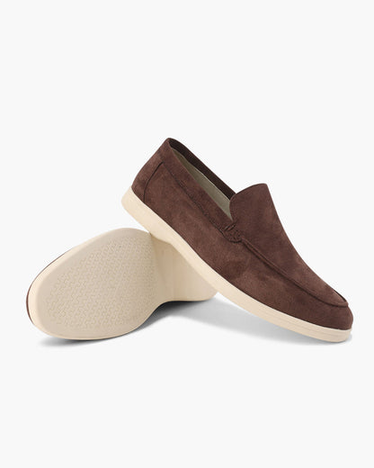 Men’s Suede Slip-On Loafers Casual Comfort Everyday Shoes 10