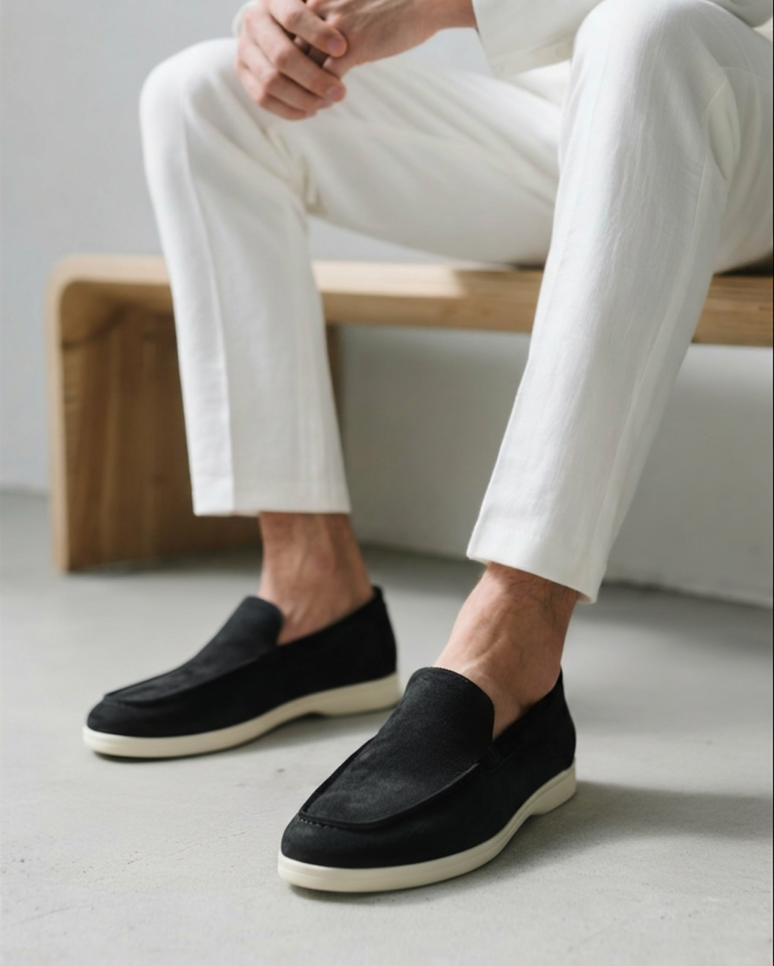 Men’s Suede Slip-On Loafers Casual Comfort Everyday Shoes 2