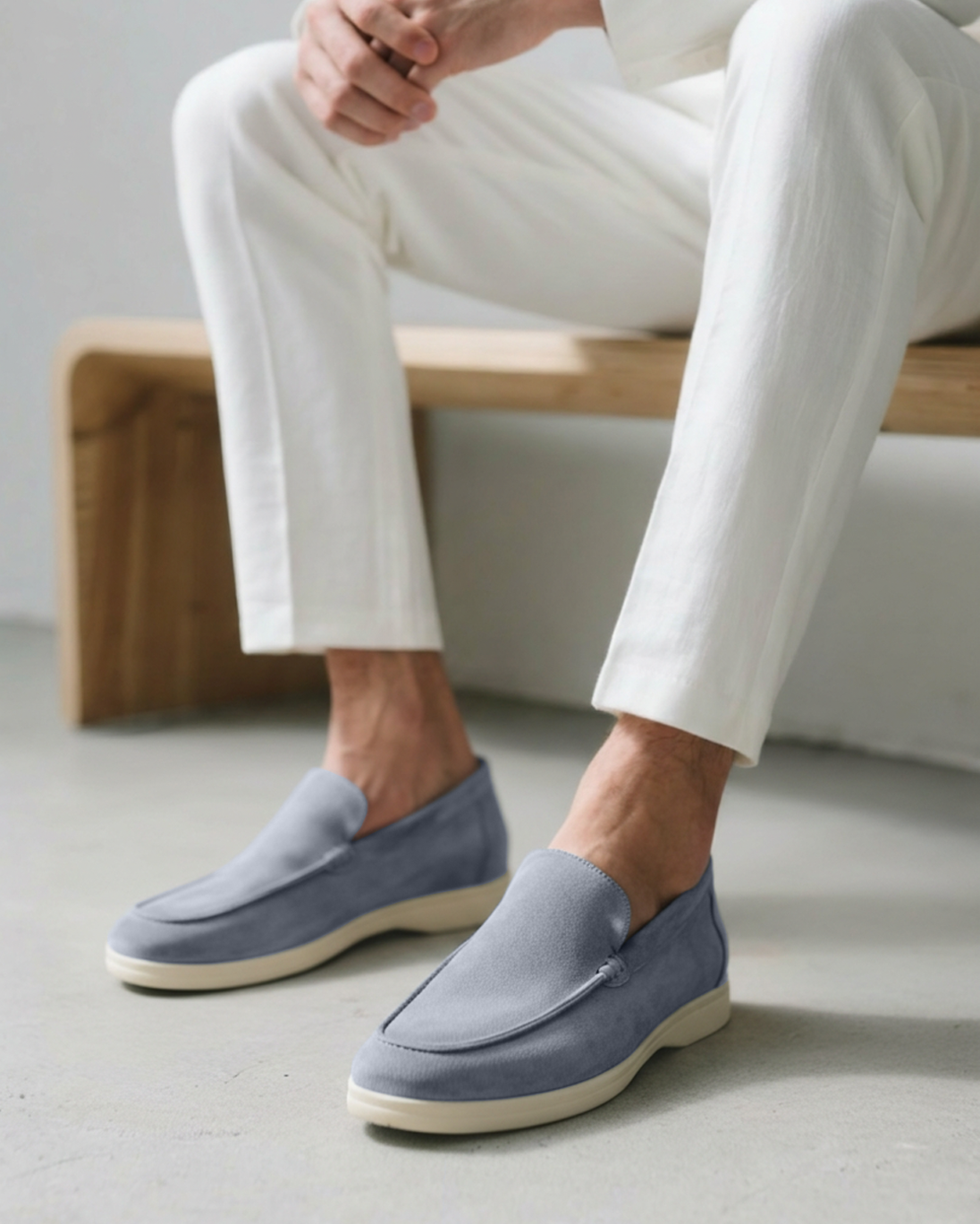 Men’s Suede Slip-On Loafers Casual Comfort Everyday Shoes 3