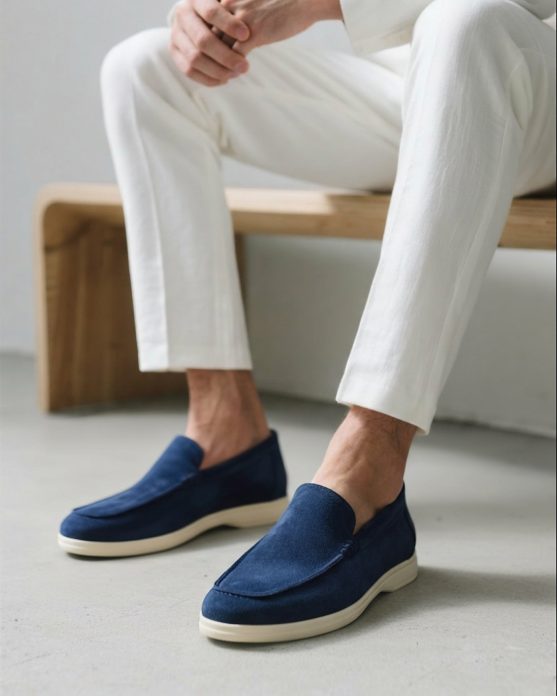Men’s Suede Slip-On Loafers Casual Comfort Everyday Shoes 4