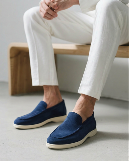 Men’s Suede Slip-On Loafers Casual Comfort Everyday Shoes 4