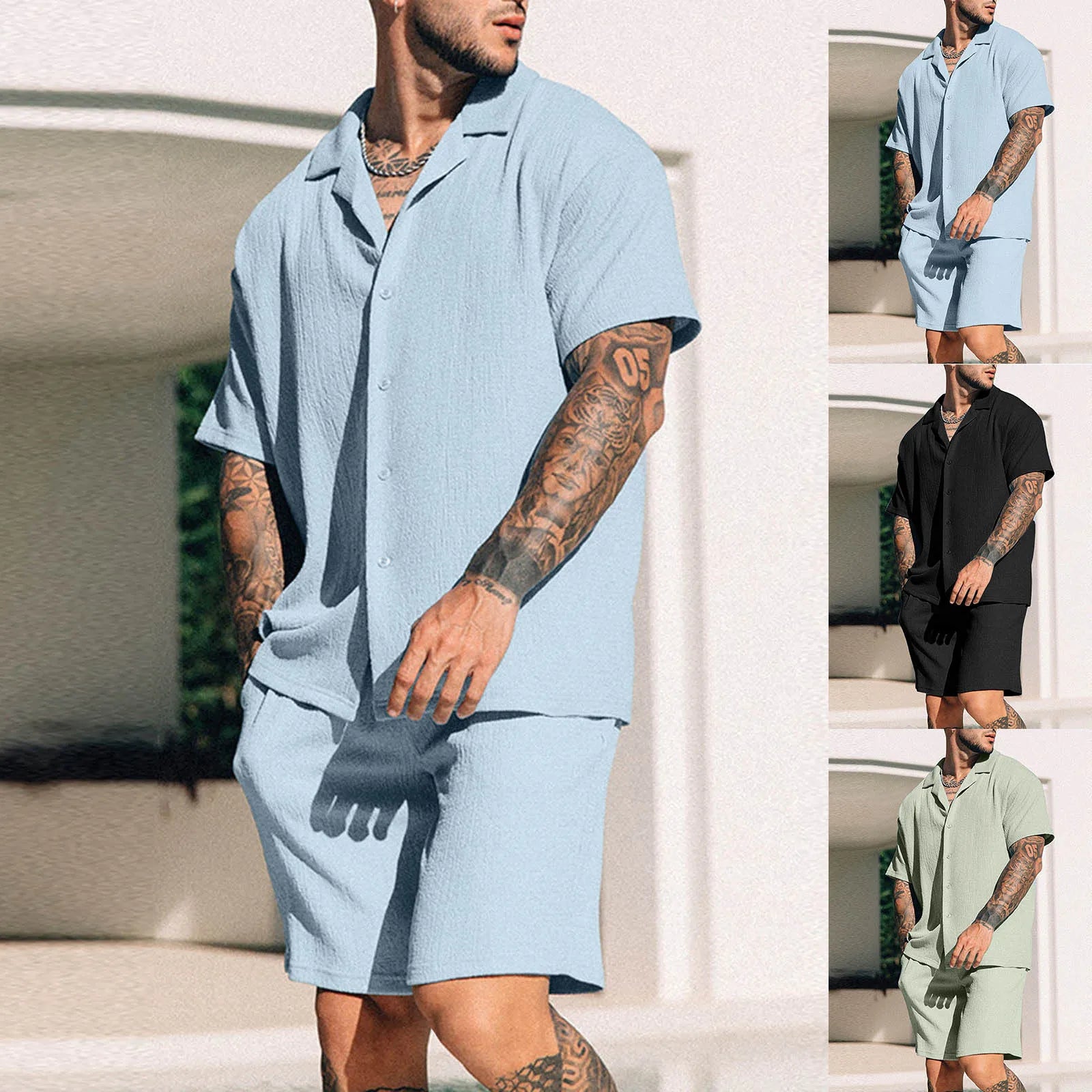 Men's Summer Breeze Two-Piece Outfit 1