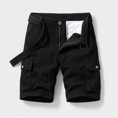 Men's cargo shorts with pockets 0