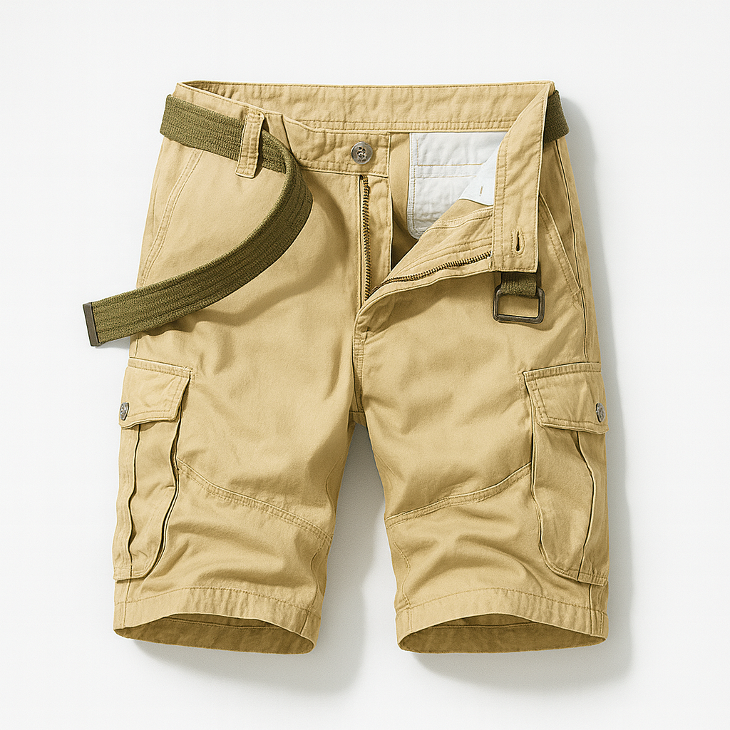 Men's cargo shorts with pockets 2
