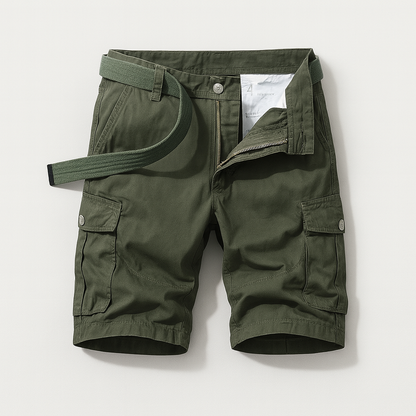 Men's cargo shorts with pockets 4