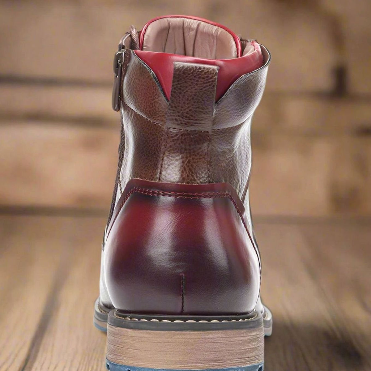 Men's Ankle Boots | Zip & Lace-Up Cap-Toe Design
