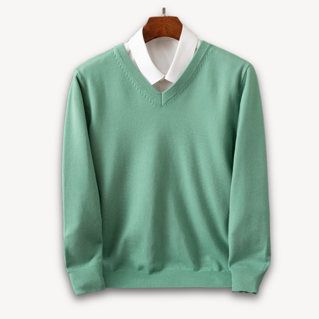 Men's Black V-Neck Sweater for Every Occasion