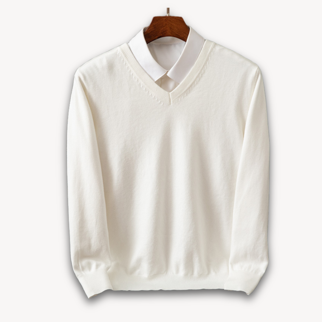Men's Black V-Neck Sweater for Every Occasion