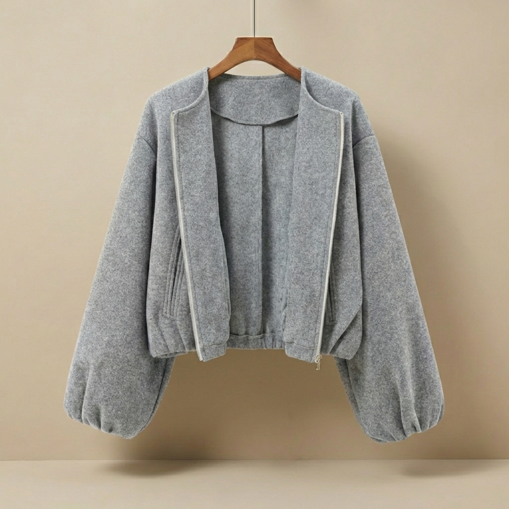 Men's Bomber Jacket | Oversized Fit & Balloon Sleeves