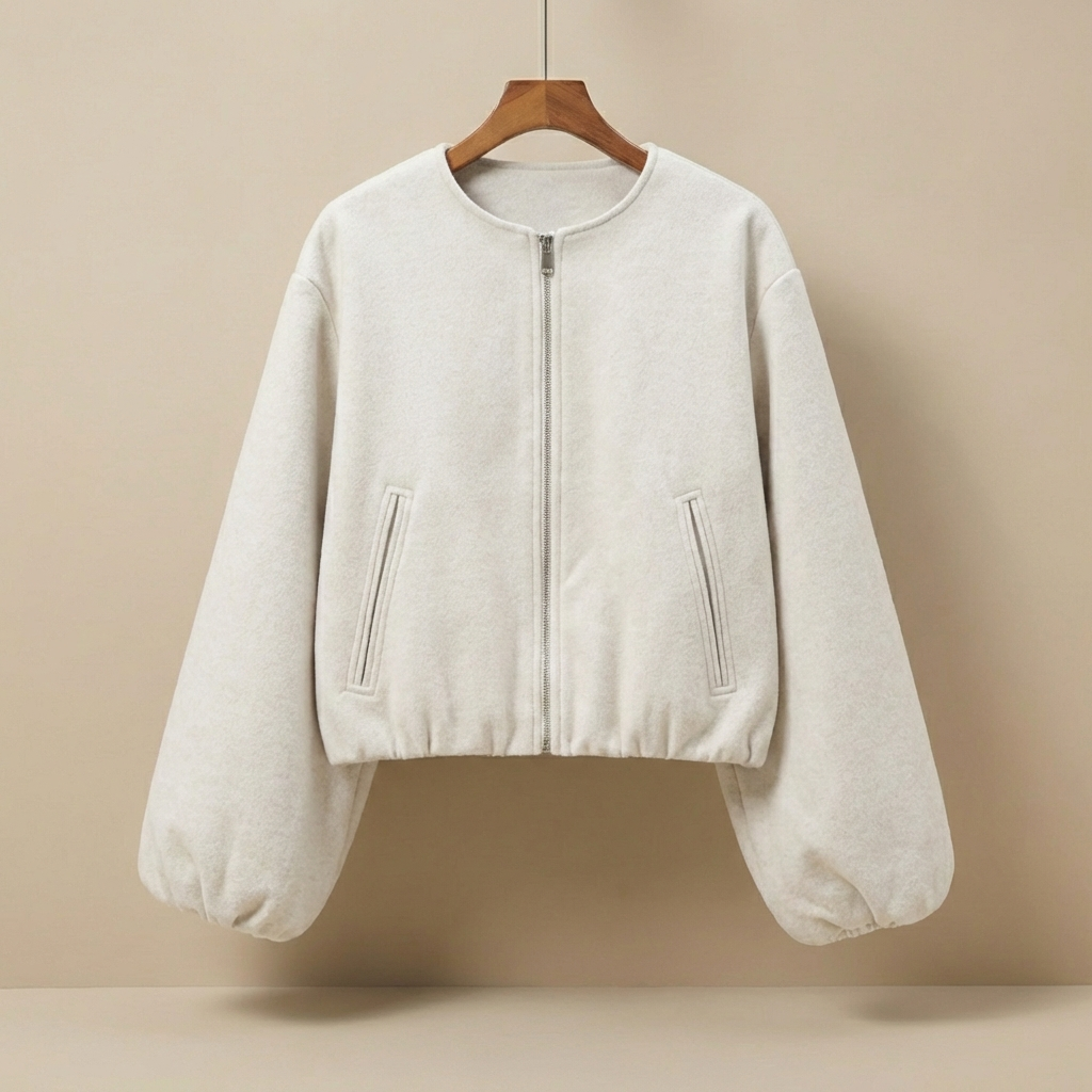 Men's Bomber Jacket | Oversized Fit & Balloon Sleeves