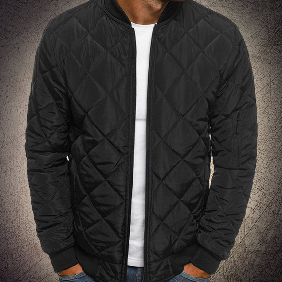 Men's Bomber Jacket | Quilted & Lightweight