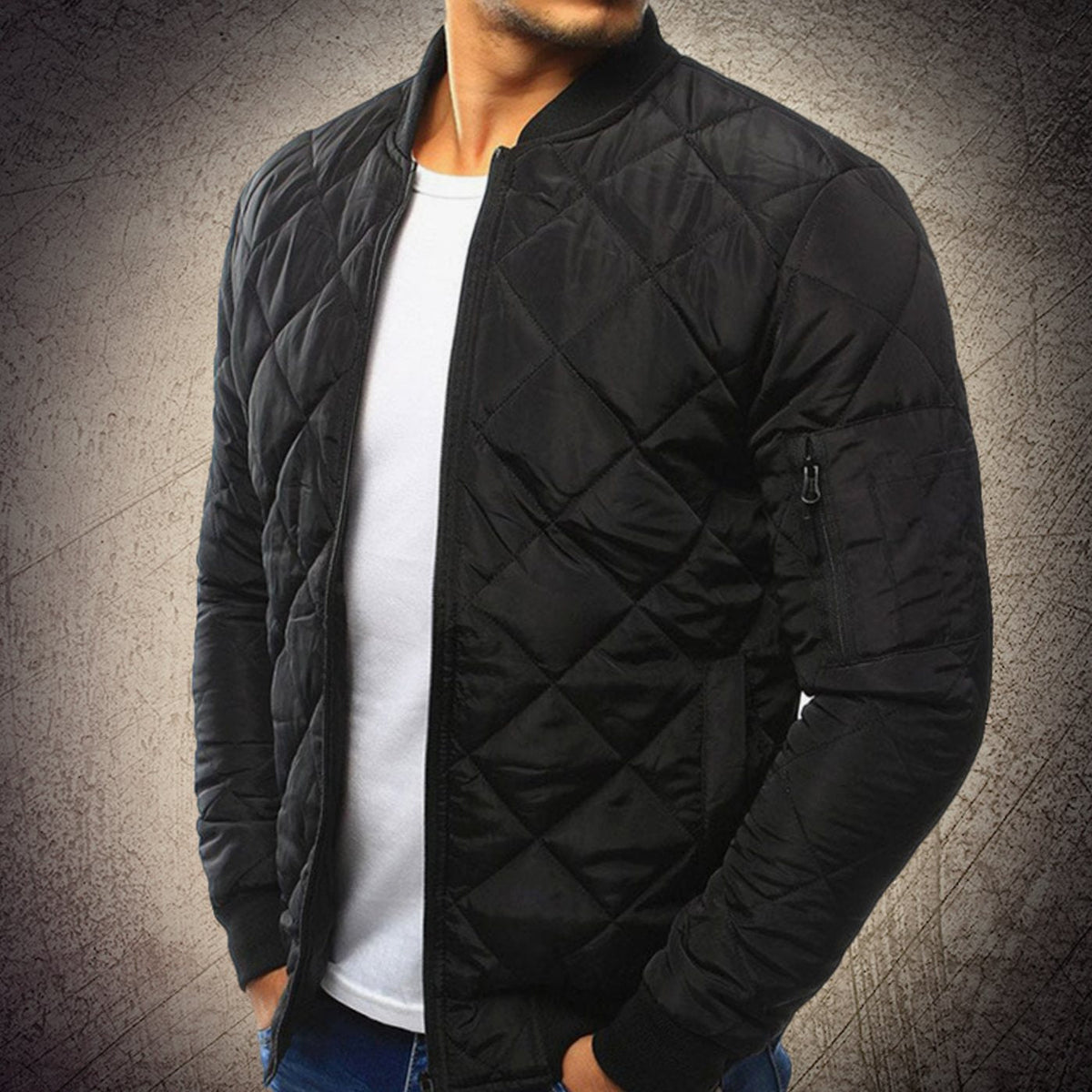 Men's Bomber Jacket | Quilted & Lightweight