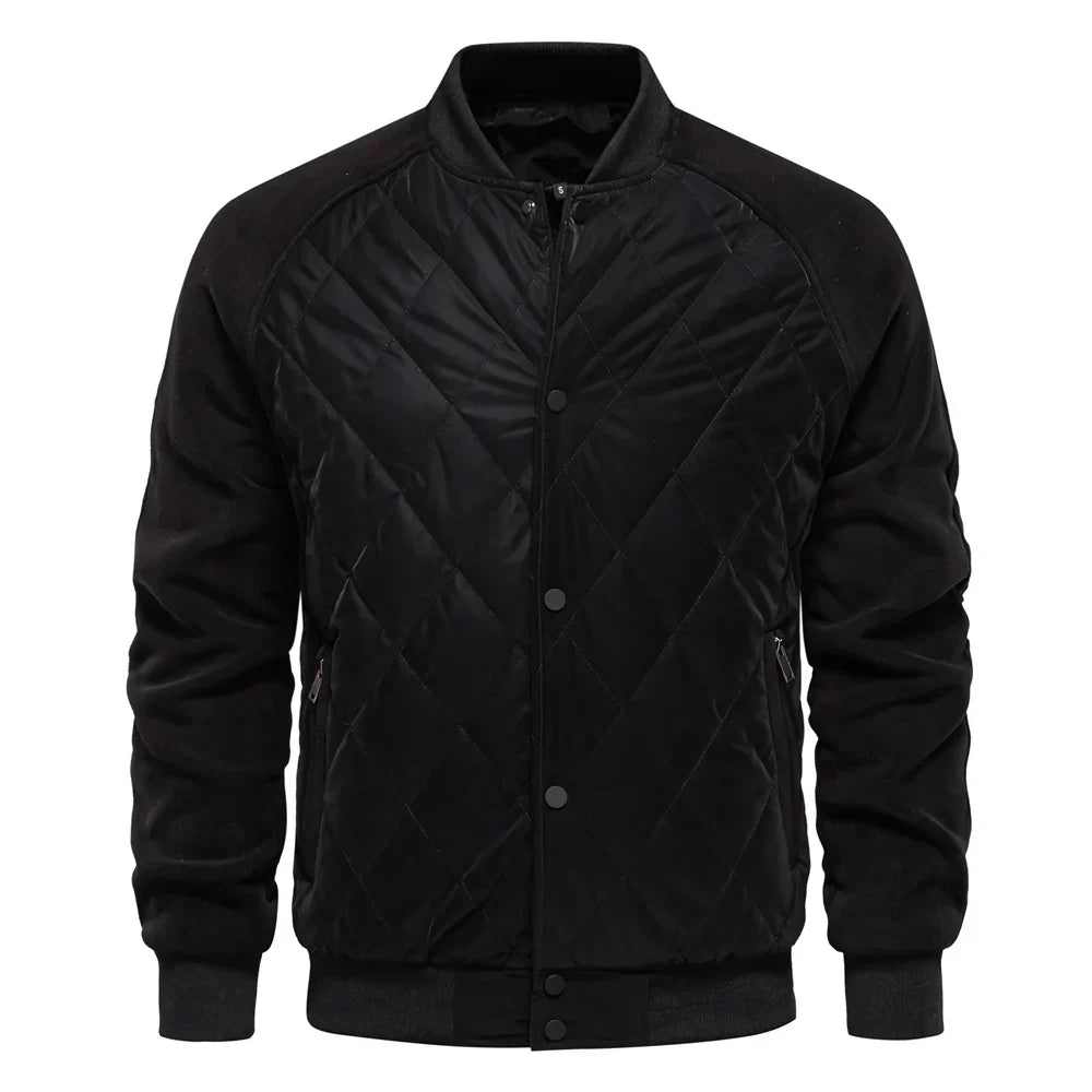 Men's Quilted Bomber Jacket | Padded & Warm 10