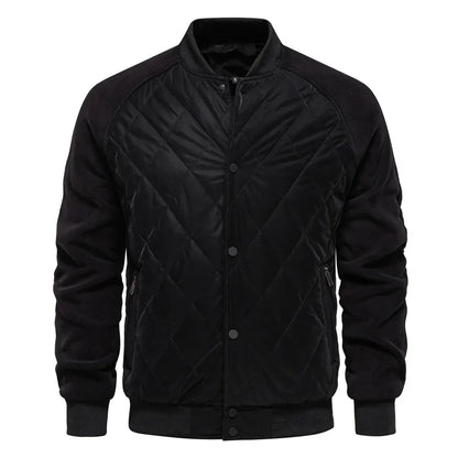 Men's Quilted Bomber Jacket | Padded & Warm 10