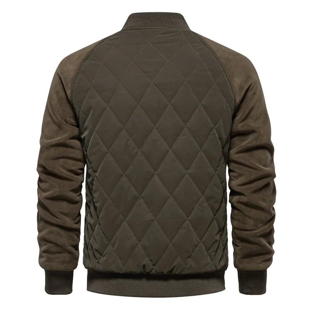 Men's Quilted Bomber Jacket | Padded & Warm 5