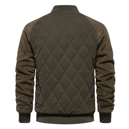 Men's Quilted Bomber Jacket | Padded & Warm 5