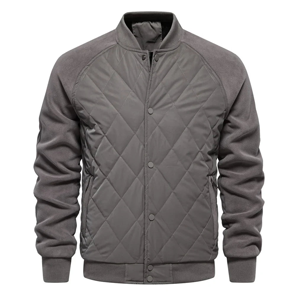 Men's Quilted Bomber Jacket | Padded & Warm 6