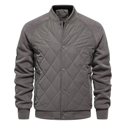 Men's Quilted Bomber Jacket | Padded & Warm 6