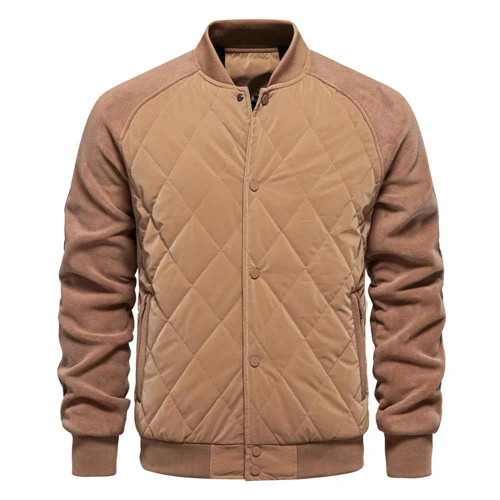 Men's Quilted Bomber Jacket | Padded & Warm 7