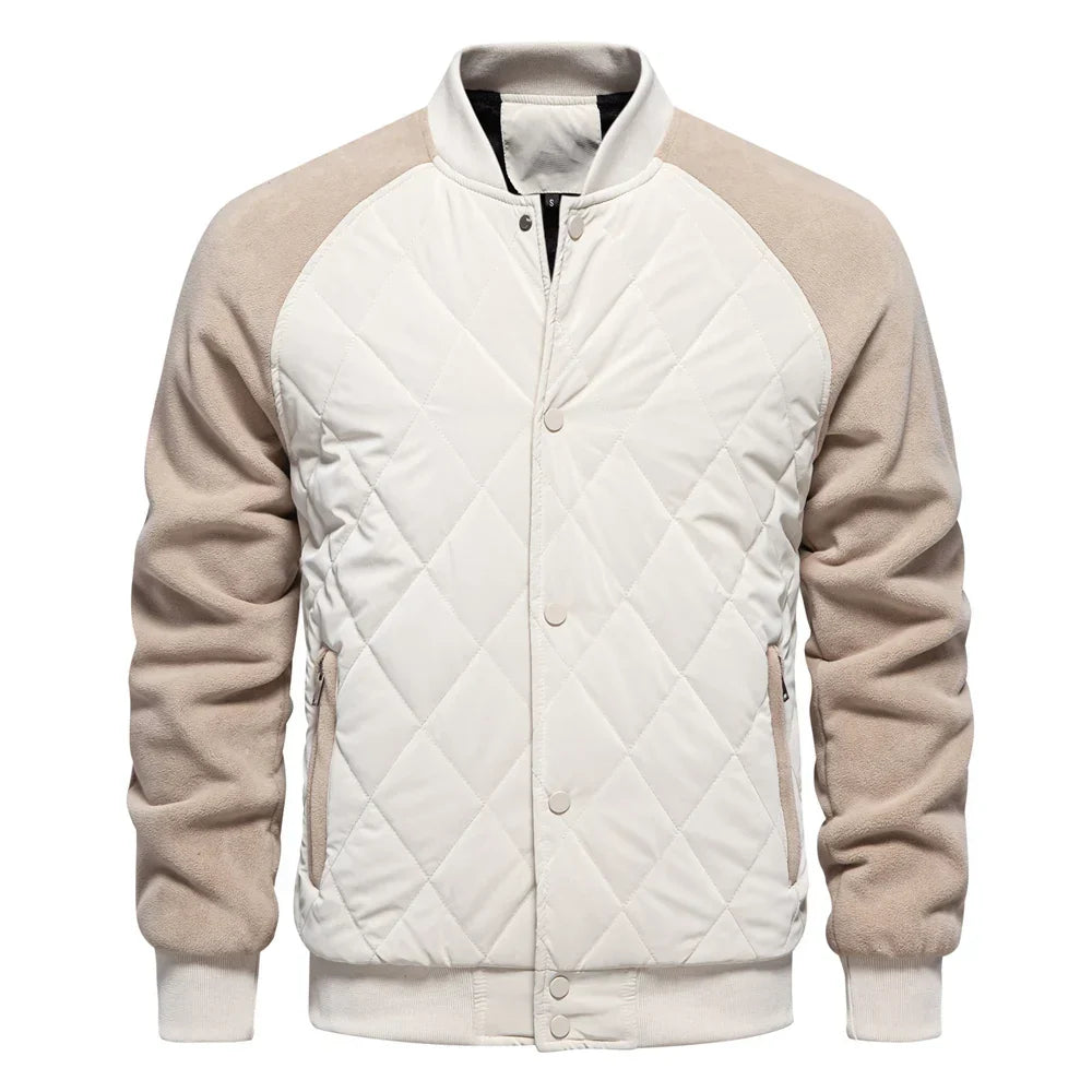 Men's Quilted Bomber Jacket | Padded & Warm 9