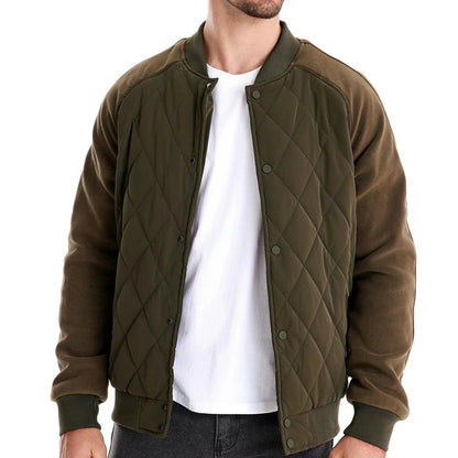 Men's Quilted Bomber Jacket | Padded & Warm 1