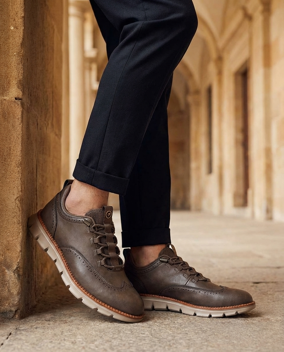 Men's Brogue Dress Shoes | Classic Style & All-Day Comfort