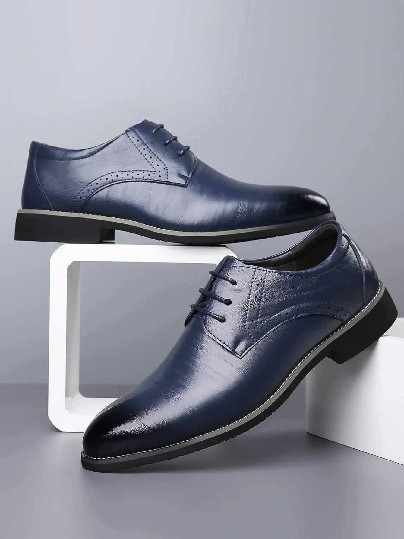 Men’s Brogue Oxford Dress Shoes for Formal Events