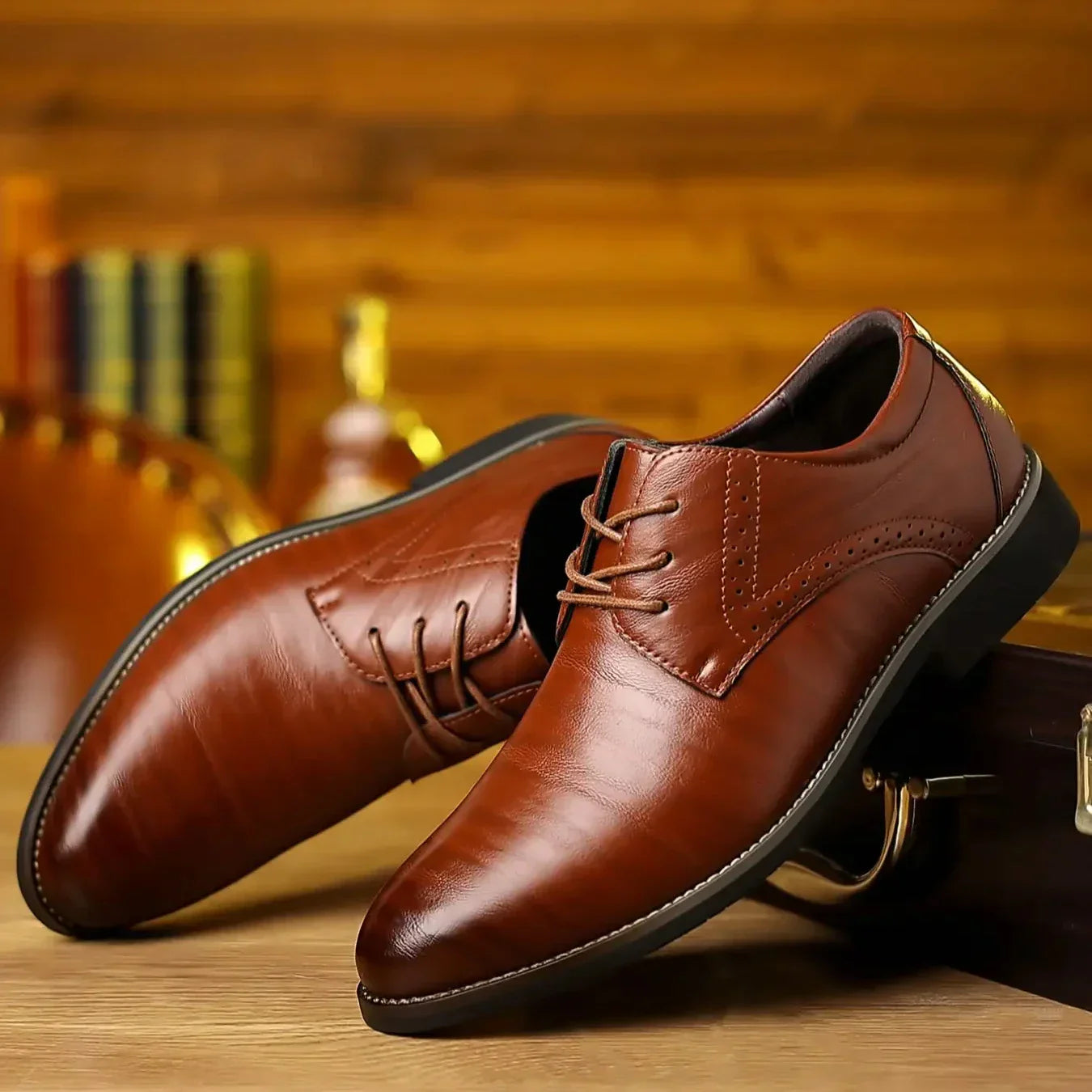 Men’s Brogue Oxford Dress Shoes for Formal Events