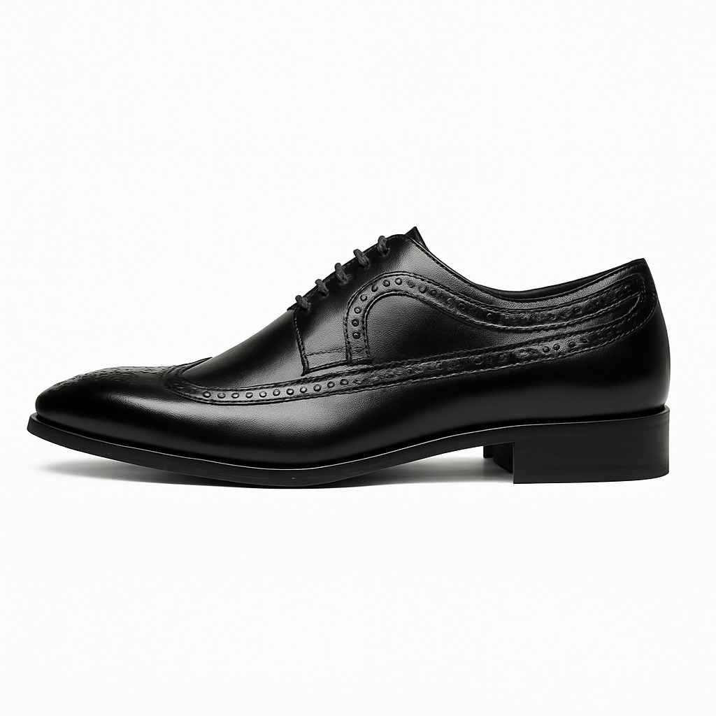 Men’s Brogue Oxford Shoes – Classic Lace-Up for Formal Events